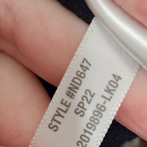 MADEWELL BlackCotton-Linen Pull-On High-Rise Tapered Pants: Button-Front Edition - Picture 6 of 6